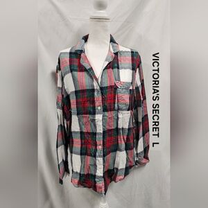 Victoria's Secret Multicolor Plaid Shirt